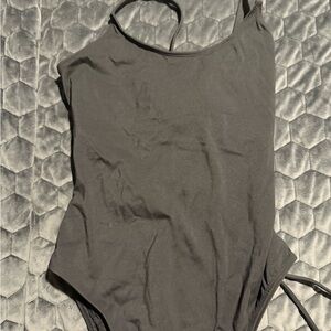 TA3 Sculpting One-Piece Swimsuit with Cross Tie Back and  Scoop Neckline